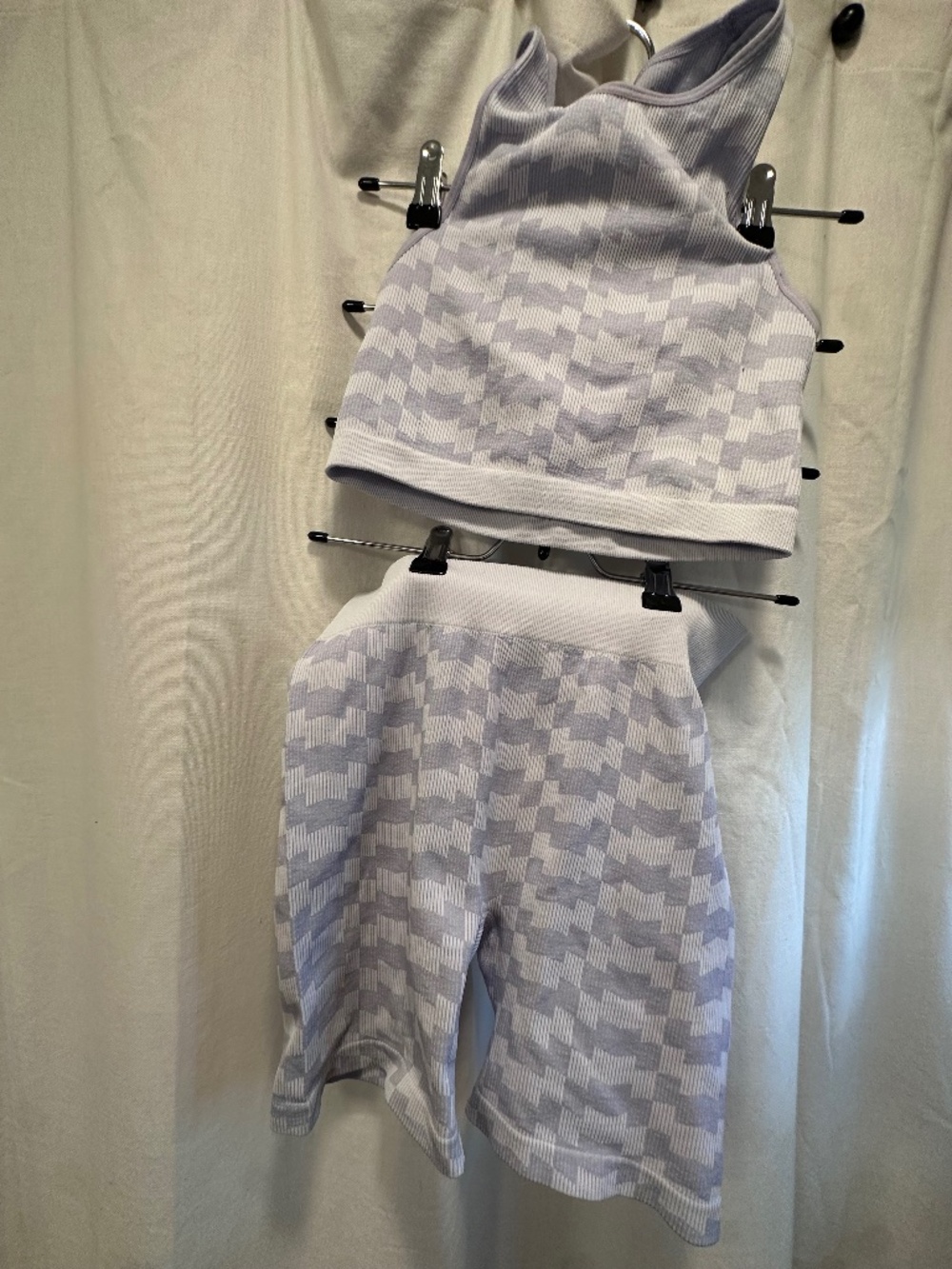 Light purple workout set